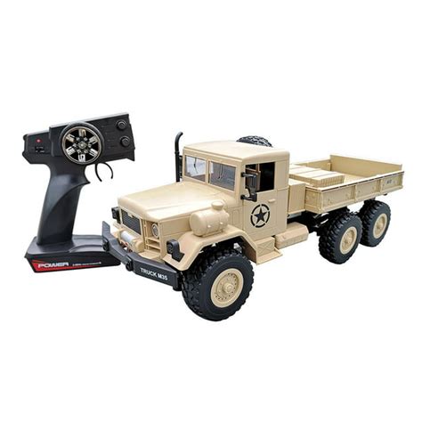 24ghz 6wd Remote Control 112 Military Army Truck M35 6x6 Off Road Rc