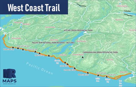 Best Multi Day Hikes In Canada The West Coast Trail Bc — Mr Maps
