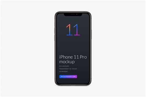 The iphone 11 pro display has rounded corners that follow a beautiful curved design, and these corners are within a standard rectangle. Space Grey iPhone 11 Pro Max Mockup - Mockup Daddy