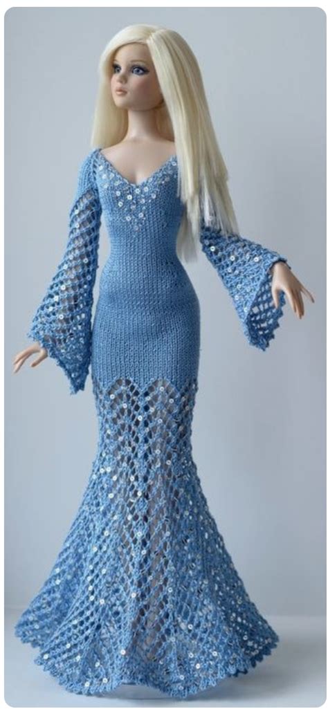 robe de barbie au crochet