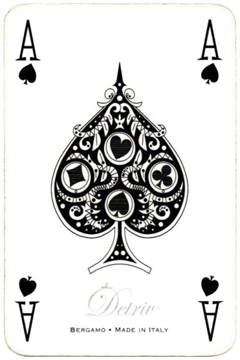 asso di picche carte da gioco italiane techno alarm ace card ace of spades card tattoo