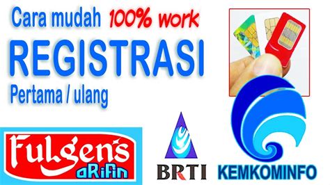 Tujuan dari melakukan registrasi kartu tersebut yaitu untuk memberikan perlindungan bagi para pengguna jasa pelayanan telekomunikasi supaya terhindar dari tindakan kejahatan. Cara Registrasi ulang Kartu SIM all operator yang benar ...