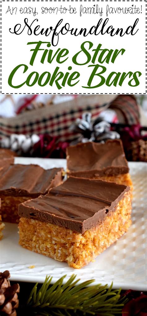 Freezing baked cookies now gives you a leg up on holiday prep and ensures santa has something to snack on. Newfoundland Five Star Cookie Bars - Lord Byron's Kitchen ...