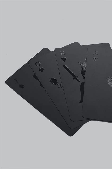 Discover the magic of the internet at imgur, a community powered entertainment destination. Blvck Playing Cards | Black and white aesthetic, Black ...