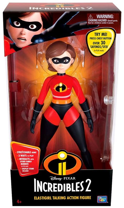 Disney Pixar Incredibles 2 Elastigirl 12 Talking Action Figure Thinkway