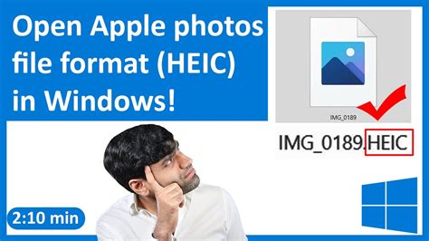 How To Open Heic File On Windows Youtube