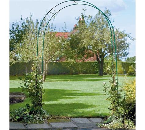Wood) to permanent materials, namely stone. Buy Steel Garden Rose Arch at Argos.co.uk - Your Online ...