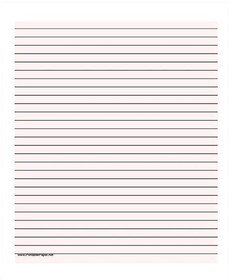 Free Printable Bold Lined Paper Free Printable Templates