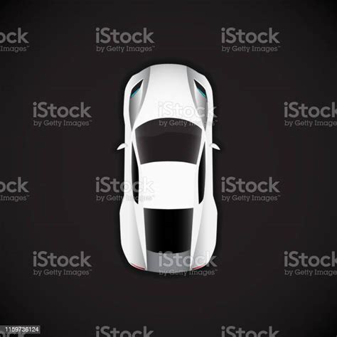 Vector Concept Car Icon Top View Stock Illustration Download Image