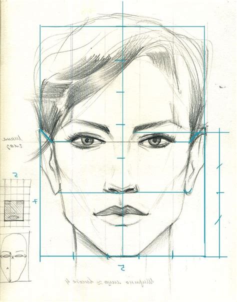 Porträt Zeichnen Face Drawing Pencil Drawing Konturen Zeichnen