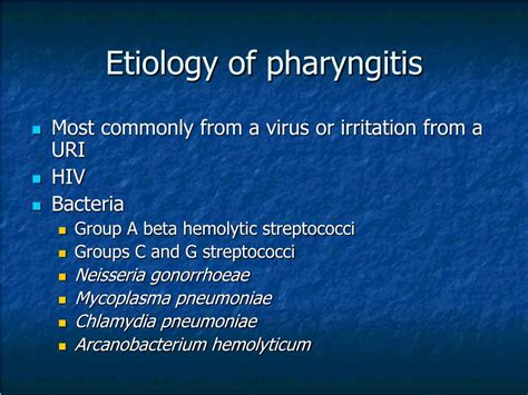 Ppt Treatment Of Gas Pharyngitis And Prevention Of Rheumatic Fever
