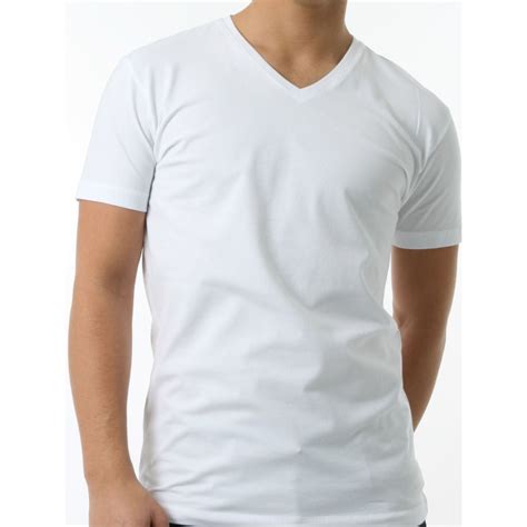 Camiseta Branca Gola V De Qualidade 100 Poliéster 160 De Gramatura A