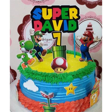 The Super Mario Bros Movie 2023 Mario And Luigi Edible Image Cake