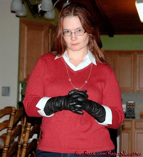 Ladies In Leather Gloves