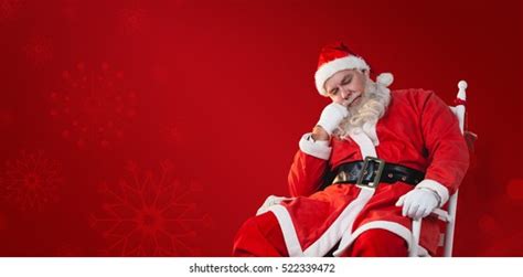 Santa Claus Relaxing On Chair Against Stock Photo 522339472 Shutterstock