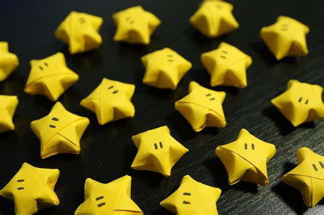 Lucky Origami Nintendo Stars Tiny Paper Nintendo Stars