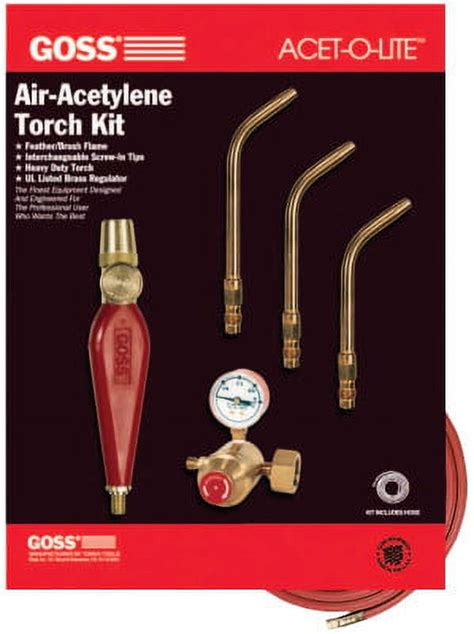 Goss Feather Flame Air Acetylene Torch Outfits In In In