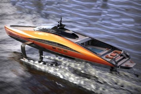 Plectrum The Hydrofoil Superyacht Capable Of Reaching 75 Knots