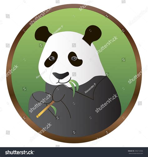 Cartoon Panda Vector Illustration Stock Vector Royalty Free 250212436