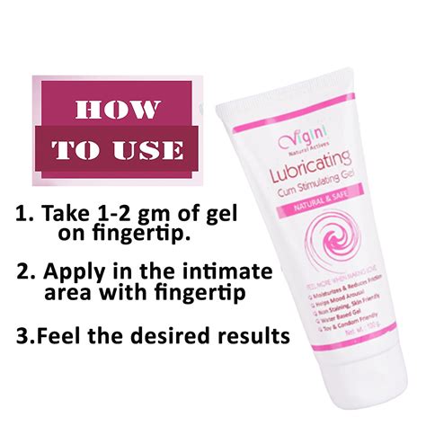 Buy Vigini 100 Natural Actives Vaginal Lubricant Lubricating Cum Stimulating Lube Gel 100 G