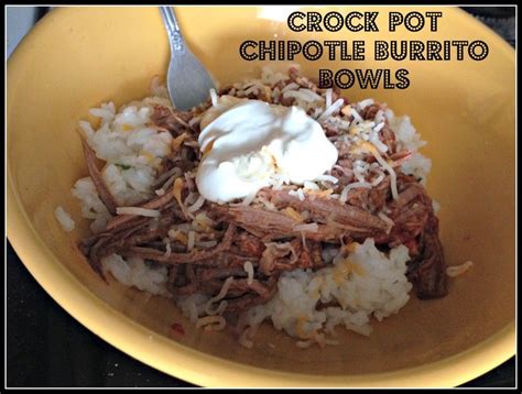 Submitted 1 year ago by argiejava. Crock Pot Chipotle Burrito Bowls | Crockpot recipes easy ...