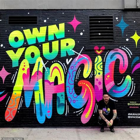 Spray Paint Artist Jason Naylors Colorful Murals Inspire Nyc Daily