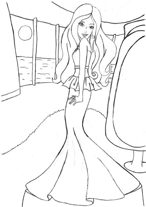 barbie coloring pages   coloring home
