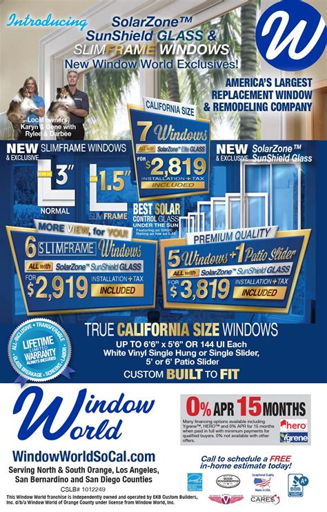 About Window World Southern California Americas Largest Exterior