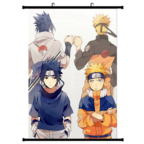 Japanese Anime Naruto Kakashi Wall Posters Canvas Scroll Painting Home