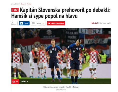 Sportske novosti - SLOVAČKI MEDIJI UDARILI PO SVOJOJ REPREZENTACIJI ...