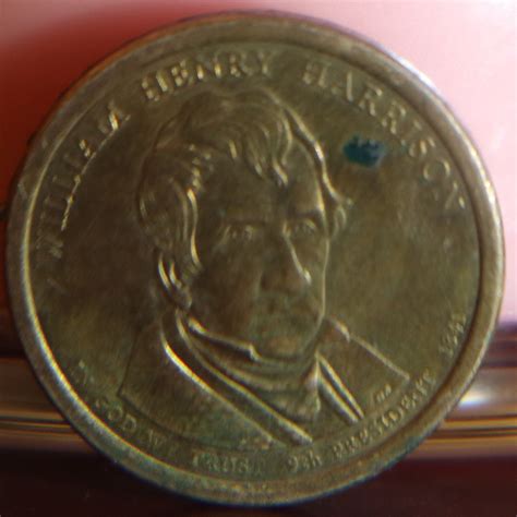 William Henry Harrison 1841 9th President One Dollar Coin Etsy