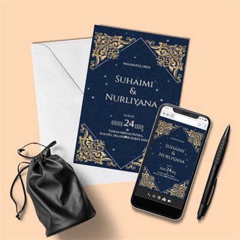 Ustaz wadi anuar dan isteri. Zaraki | Kad kahwin design, Kad kahwin