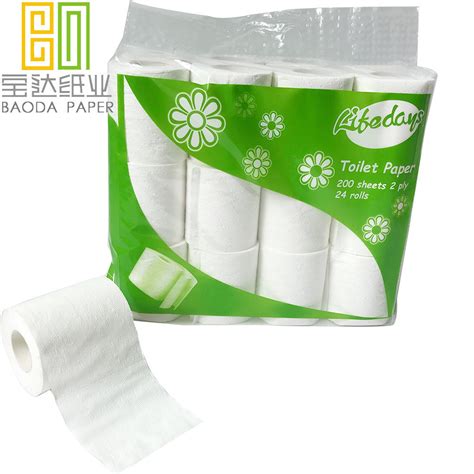 Wood Pulp Ply Bathroom Tissue Distributor Paper Roll Manufacturer China Paper Roll