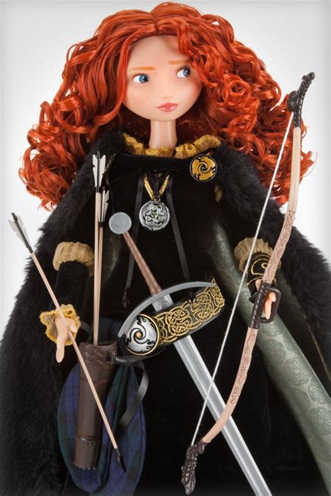 Fashion And Action Brave Gorgeous Merida Disney Princess Collectors Doll