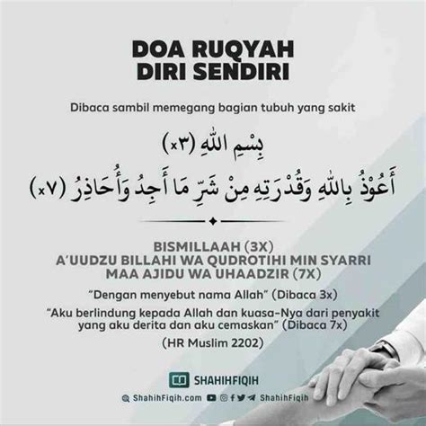 Download doa untuk diri sendiri ketika sakit app directly without a google. Doa Ruqyah Diri Sendiri - 𝙈𝙊𝙃𝘼𝙈𝙈𝘼𝘿 𝙅𝘼𝙀𝙉𝙐𝘿𝙄𝙉 di Cimanggis ...