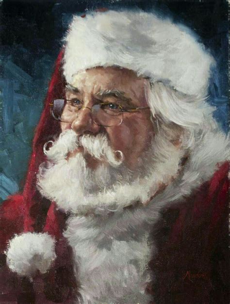 Pin By Jody Gillam On Santa Santa Paintings Santa Claus Pictures
