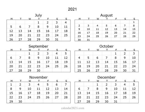Moon phases for 2021 or any year with full moon and new moon times. Timeanddate Com Time And Date Calendar 2021 Printable / 2 ...