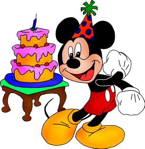 Mickey Mouse Birthday Png Clipart Mickey Mouse Minnie Mickey Mouse