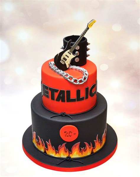 Metallica Cake By Vargasz Rock Cake Cool Birthday Cakes Crazy Cakes