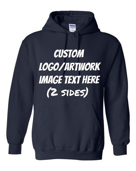 Unisex Design Your Own Hoodie 18500 Pullover Hooded Sweatshirt Etsy
