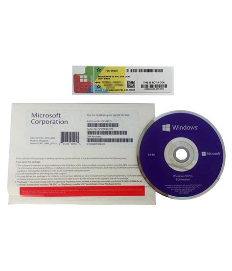 Only $34.99, you will receive it on mail very soon. Microsoft Windows 10 Pro 32/64 Bit ( DVD ) - Buy Microsoft ...