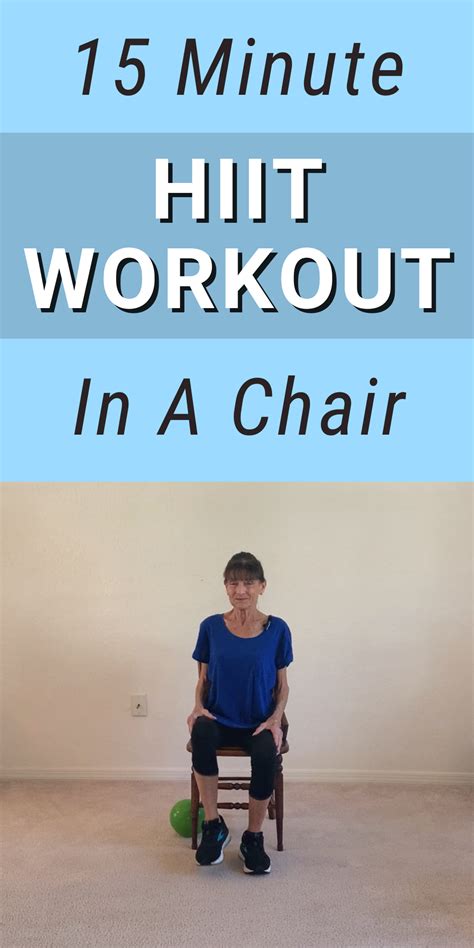 Seated Hiit Workout For Seniors Fitness With Cindy In 2023 Hiit