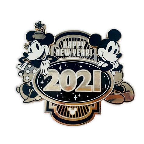 So, it's your duty to revert similarly, a happy new year 2021 image sends the wishes and greetings from the sender. Mickey and Minnie Mouse Happy New Year 2021 Pin - Limited ...