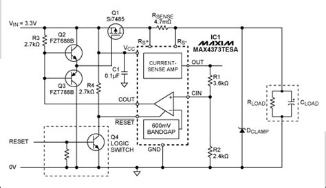 Working of car detector circuit. Simple, Latched Overcurrent Fault Detector Has Fast ...
