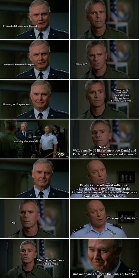 My wife and i were raising three sons during the time stargate sg1 was on. Quotes From Stargate. QuotesGram