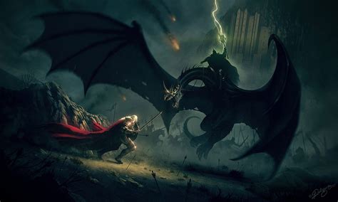 Hd Wallpaper Art Nick Deligaris The Lord Of The Rings Eowyn Nazgul Lord