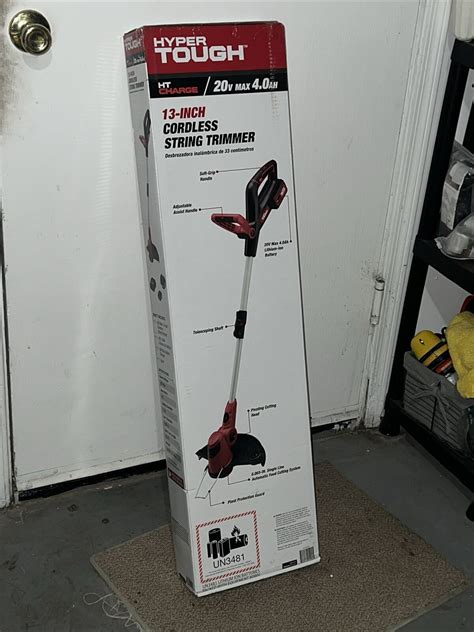 Hyper Tough 20v Max Cordless 13 Inch String Trimmer Ht21 401 003 03 Ebay