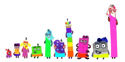 Numberblocks 1 10 As Caveblocks By Alexiscurry On Deviantart