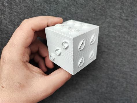 3d Printable Jujutsu Kaisen Prison Realm Solid Cube And Keychain Hole