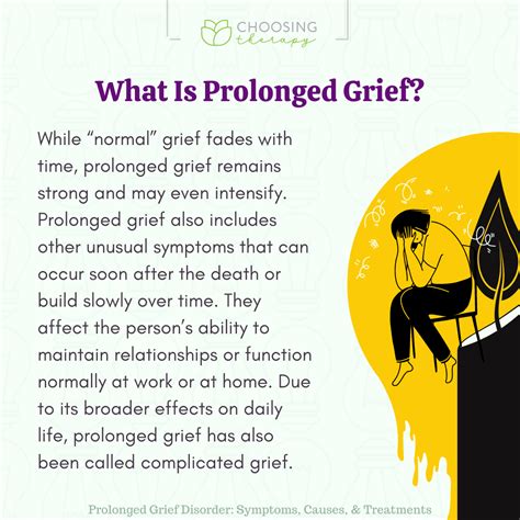 Prolonged Grief Disorder Symptoms Causes And Treatments